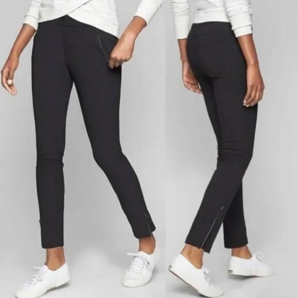 Athleta Wander Stash Skinny Pant in Black size 4 - Picture 1 of 14